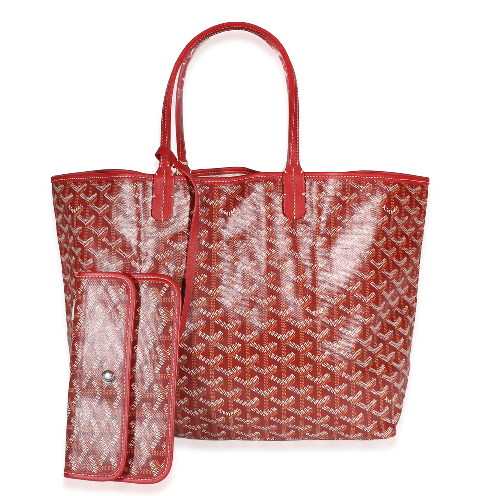 Goyard Red Goyardine Canvas Saint Louis PM